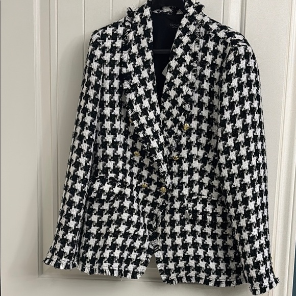 Rachel Zoe Jackets & Blazers - BNWT RACHEL ZOE Black and White Houndstooth Jacket